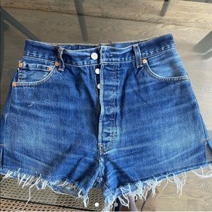 Redone denim shorts size 26